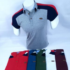 REMERA BASICA CON CUELLO DE LICRA