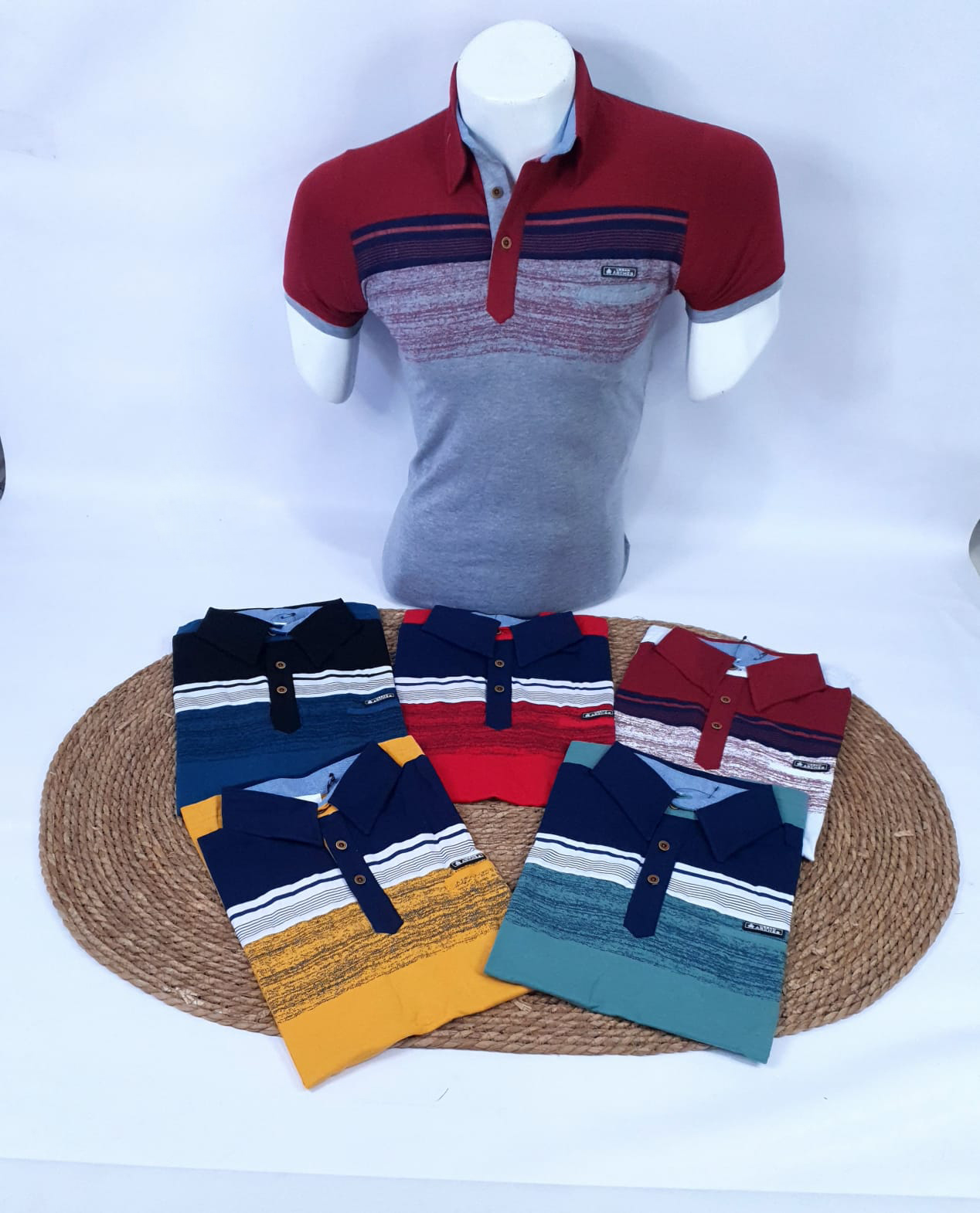 REMERA A RAYAS DE LICRA