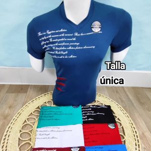 Remera Full Licra Azul